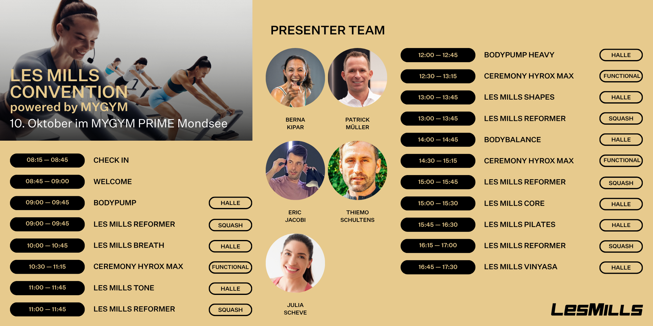 Les Mills Convention Programm